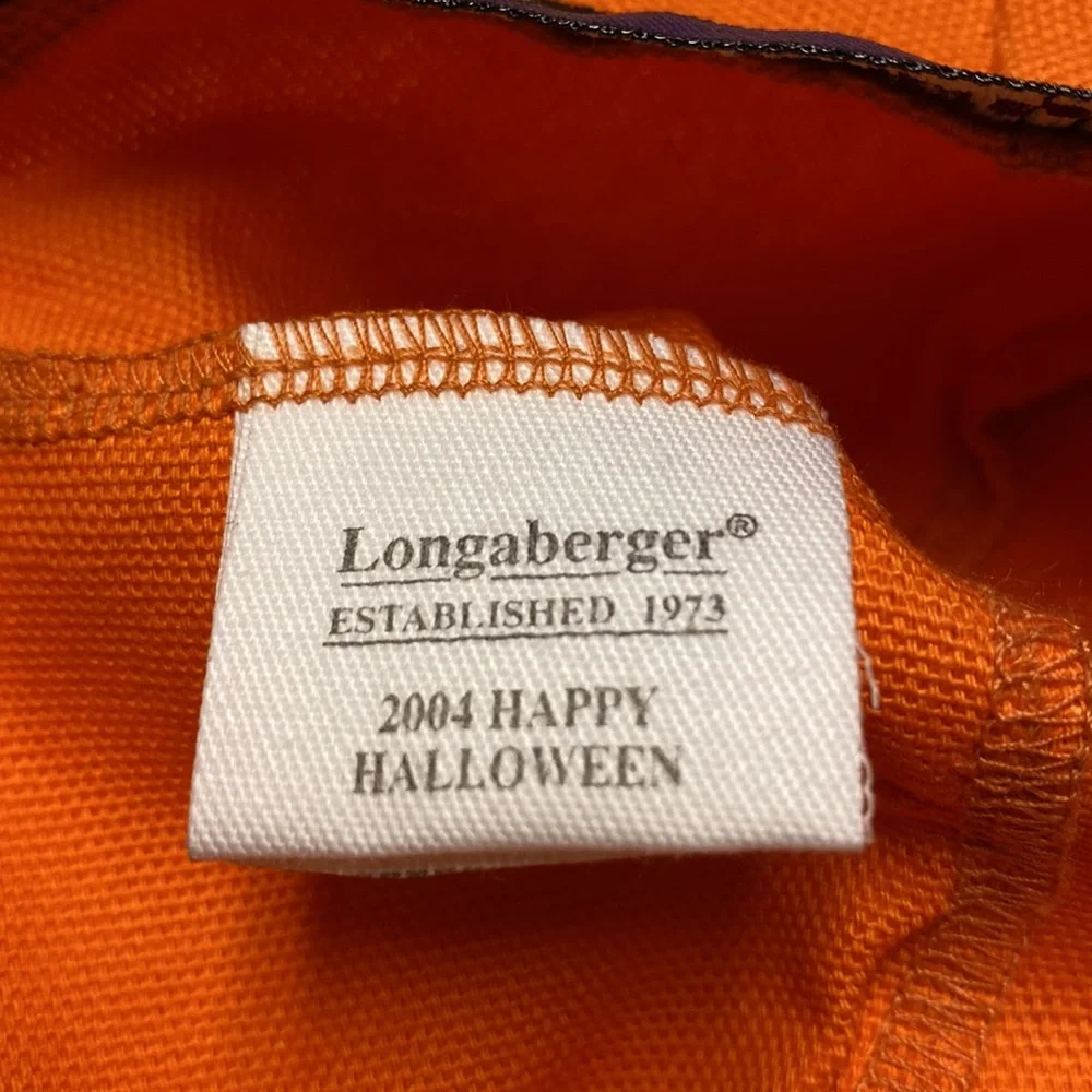 Longaberger fabric liner Happy Halloween